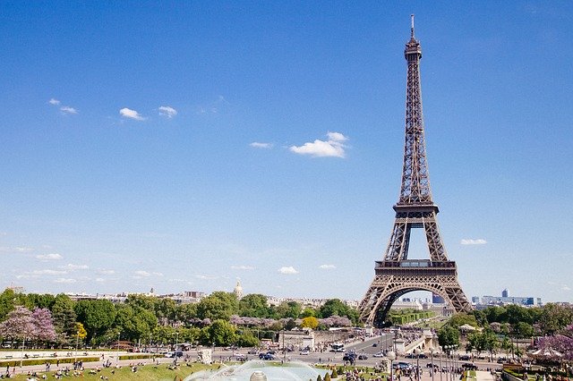 Landscape with Tour Eiffel from France